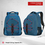 Wenger  MARS Laptop Backpack (Teal/Red)