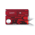 Red Victorinox SwissCard Lite on a white background