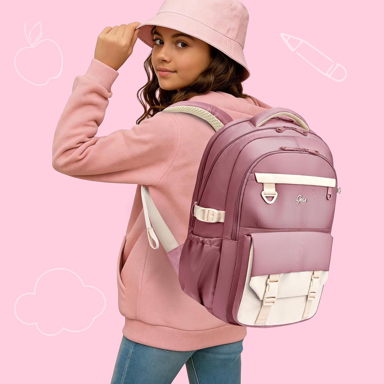 Gear Grace (Pink & Cream)