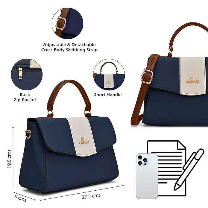 Lavie Nicky Clrblk Fd Satchel (Navy)