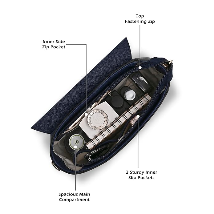 Lavie Nicky Clrblk Fd Satchel (Navy)