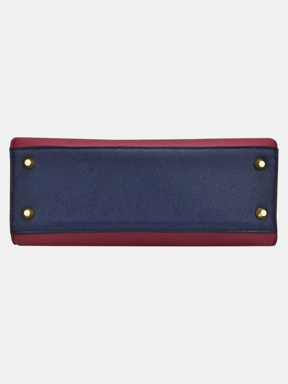 Lavie Nicky Colorblock Flap Satchel (Red)