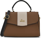 Lavie Nicky Colorblock Flap Satchel (Tan)