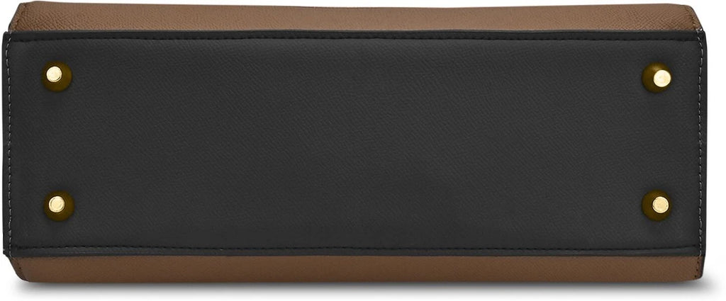 Lavie Nicky Colorblock Flap Satchel (Tan)