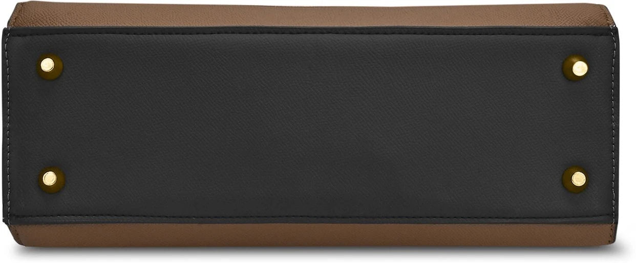 Lavie Nicky Colorblock Flap Satchel (Tan)