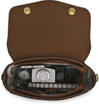 Lavie Nicky Colorblock Flap Satchel (Tan)