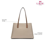 Lavie Paris Camelia 3c Lg Satchel (Beige)