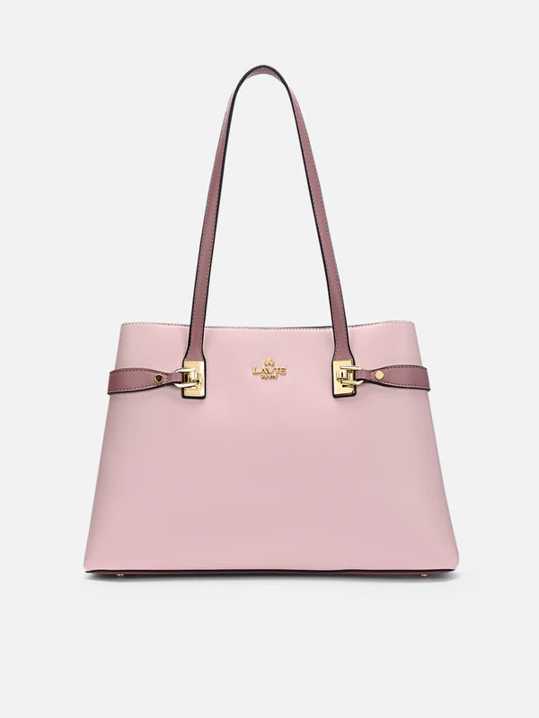 Lavie Paris Camelia 3c Lg Satchel (Pink)