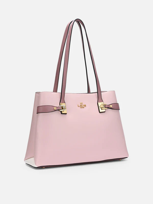 Lavie Paris Camelia 3c Lg Satchel (Pink)