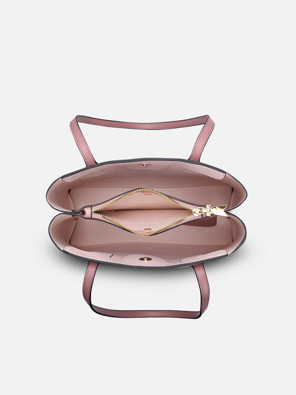 Lavie Paris Camelia 3c Lg Satchel (Pink)