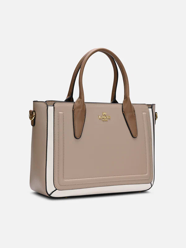 Lavie Paris Camelia Medium Satchel (Beige)
