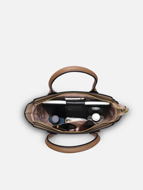 Lavie Paris Camelia Medium Satchel (Beige)