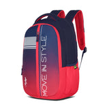 Skybags Grad Laptop Backpack (Navy Red)