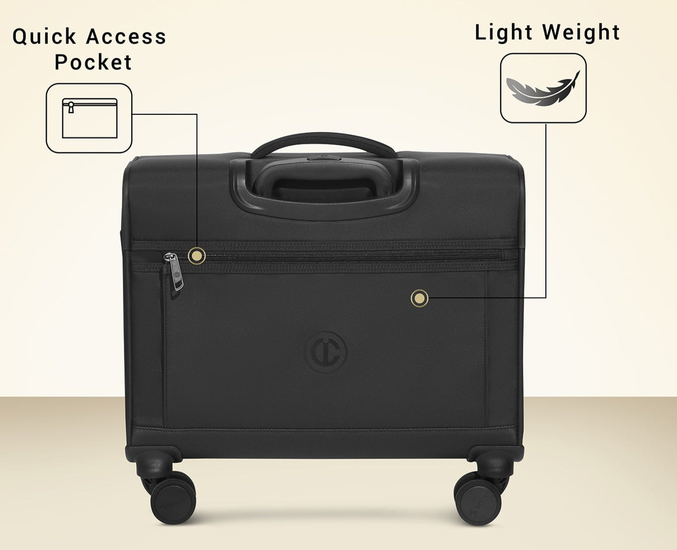 Carlton Souhwark Overnighter (Black)