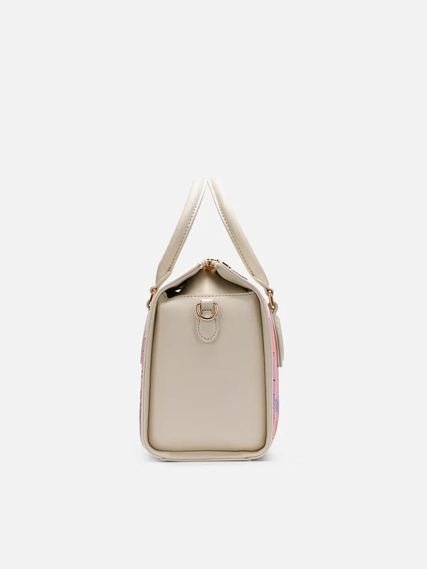 Lavie Paris Fleur Medium Satchel (Pink)