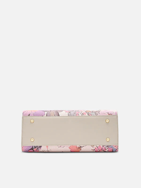Lavie Paris Fleur Medium Satchel (Pink)
