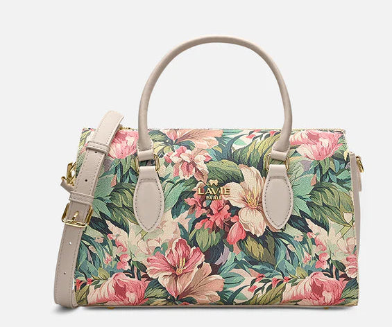 Lavie Paris Fleur Medium Satchel (Green)