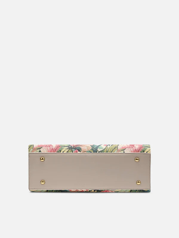 Lavie Paris Fleur Medium Satchel (Green)