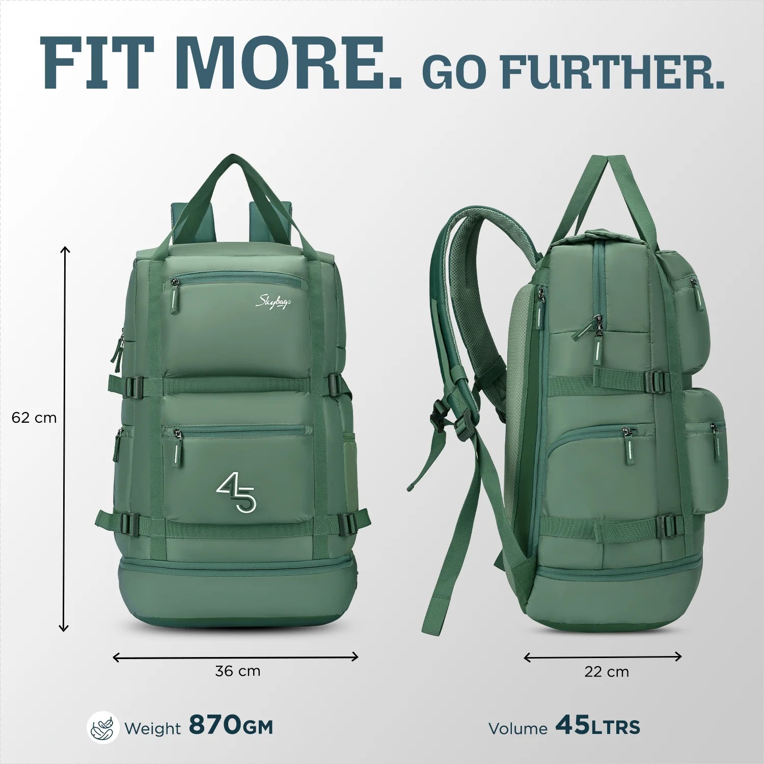 Skybags Ridge 45 (Green)