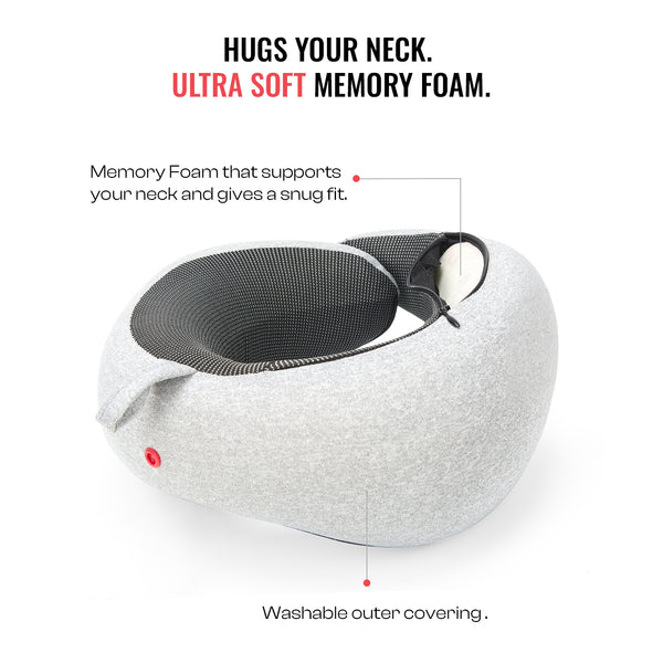 Urban Jungle Neck Pillow (White)
