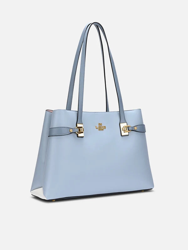 Lavie Paris Camelia 3c Lg Satchel (Blue)