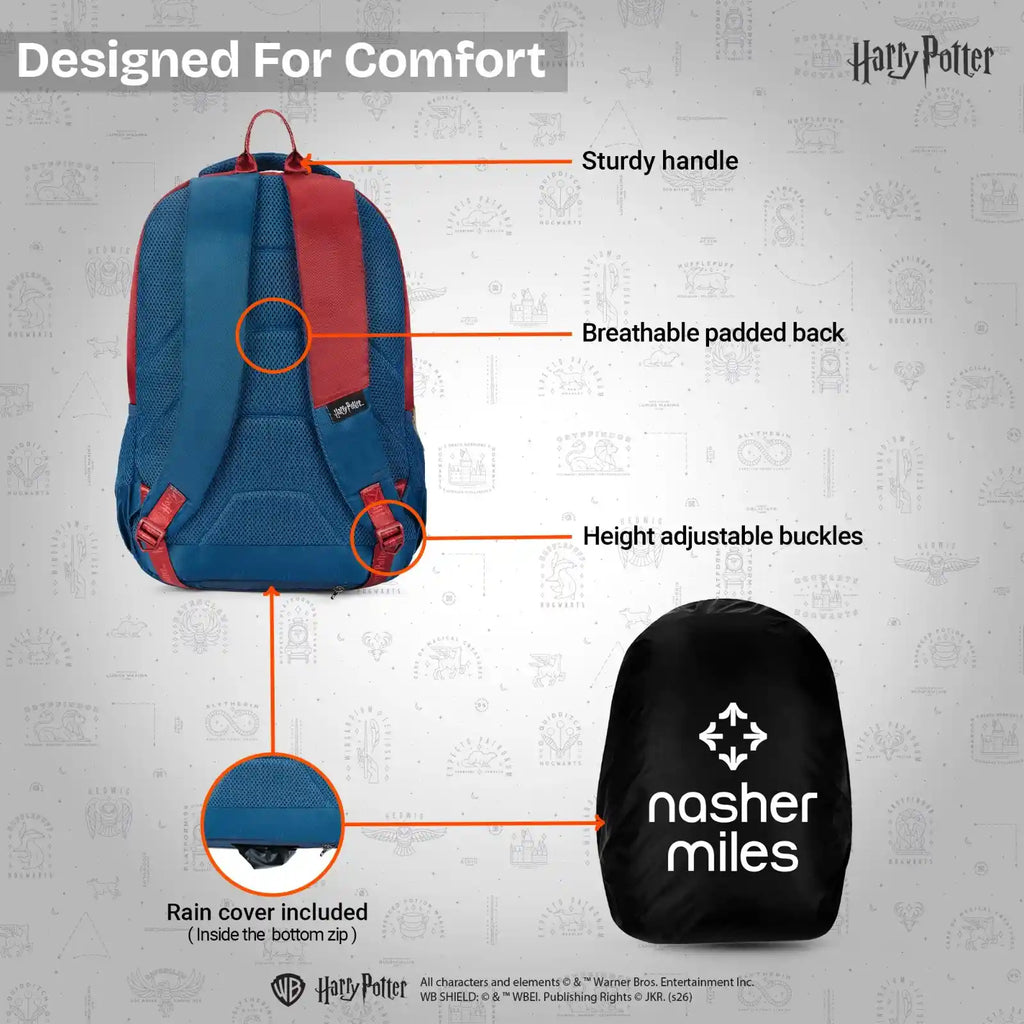 Nasher Miles Express Hogwarts (Teal & Red)