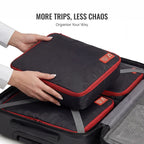 Urban Jungle Packing Cube (Black & Red)