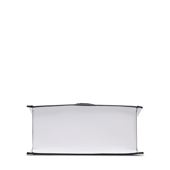 Lavie Paris Louvre Large Chain Satchel (White & Blue)