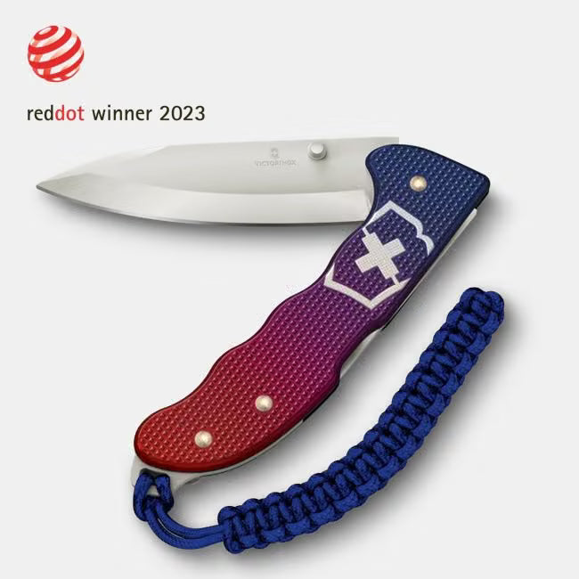 Victorinox Evoke Alox Folding (Blue & Red)