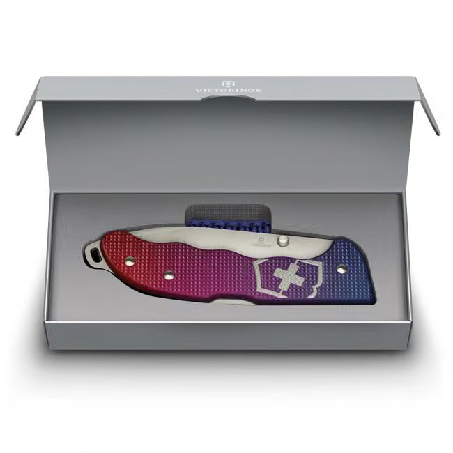 Victorinox Evoke Alox Folding (Blue & Red)