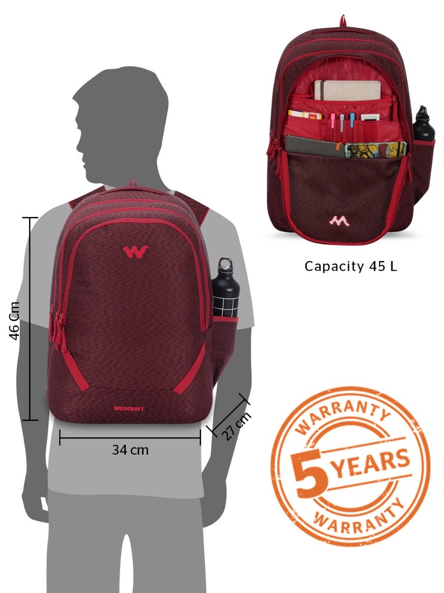 Wildcraft Bravo 45 (Red)