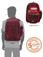 Wildcraft Bravo 45 (Red)