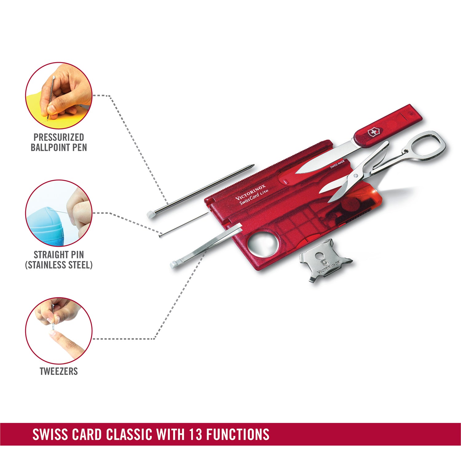Victorinox Swiss Card Lite (Red)