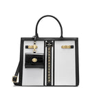 Lavie Paris Louvre Large Chain Satchel (White)