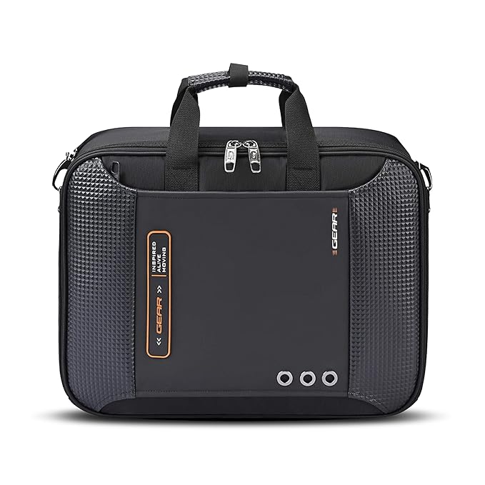 Gear Inspired (Black & Orange)