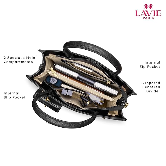 Lavie Paris Louvre Large Chain Satchel (White)