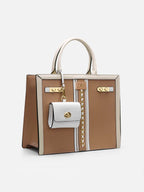 Lavie Paris Louvre Medium Satchel (Beige)