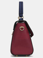 Lavie Nicky Colorblock Flap Satchel (Red)