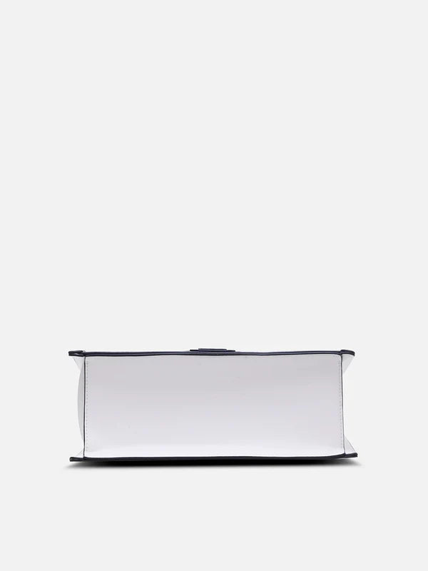 Lavie Paris Louvre Medium Satchel (White & Blue)