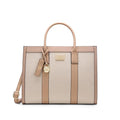 Lavie Paris Eloise Large Box Satchel (Beige & Tan)