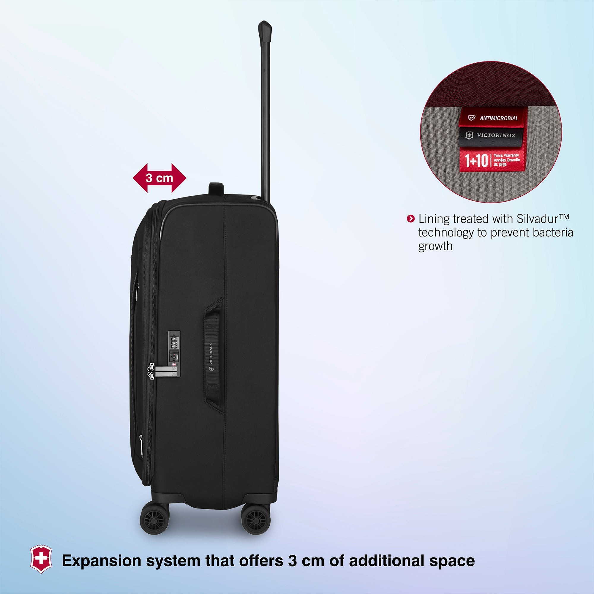 Victorinox Cross Light Soft Case (Black) – Bagpoint