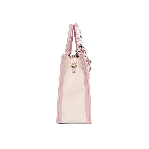 Akiki Heartley Large Box Satchel (Beige)