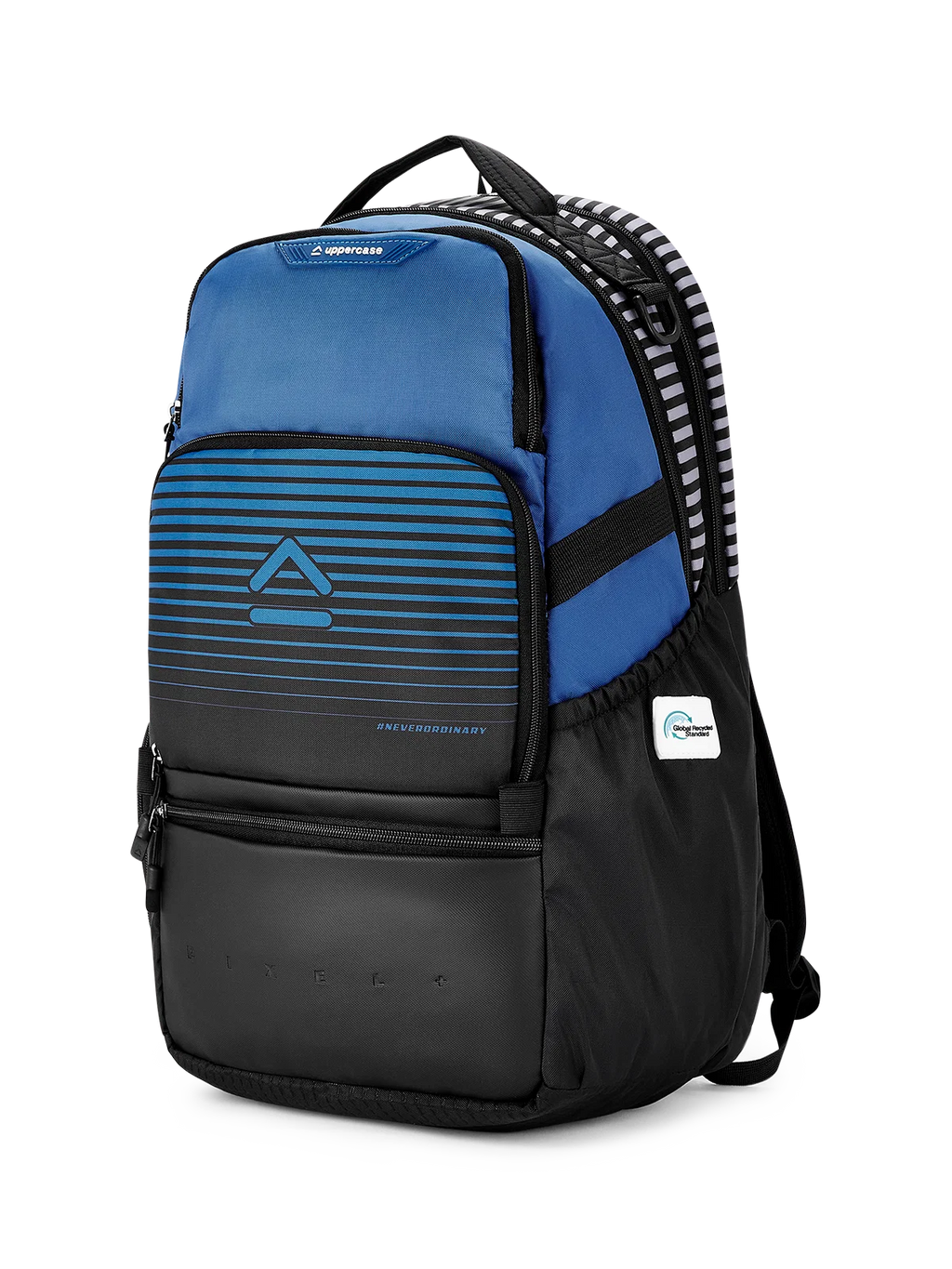 Uppercase Pixel  Plus City Flow (Blue)