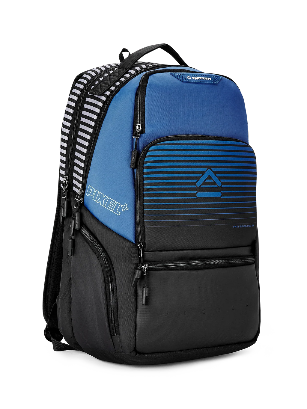 Uppercase Pixel  Plus City Flow (Blue)