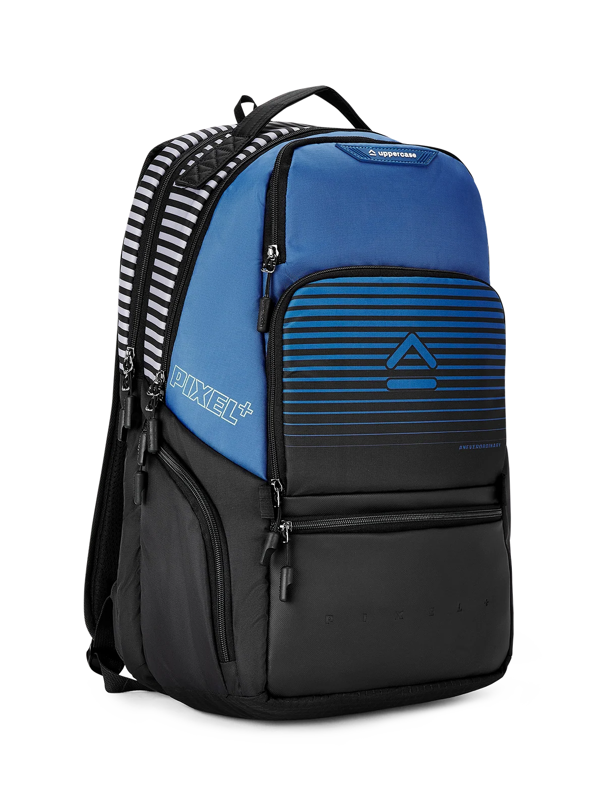 Uppercase Pixel  Plus City Flow (Blue)