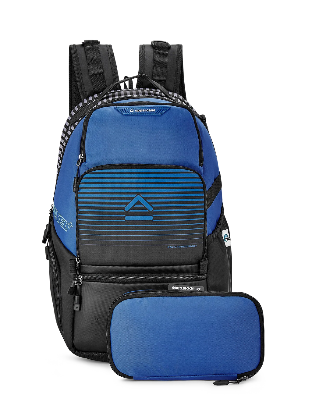 Uppercase Pixel  Plus City Flow (Blue)