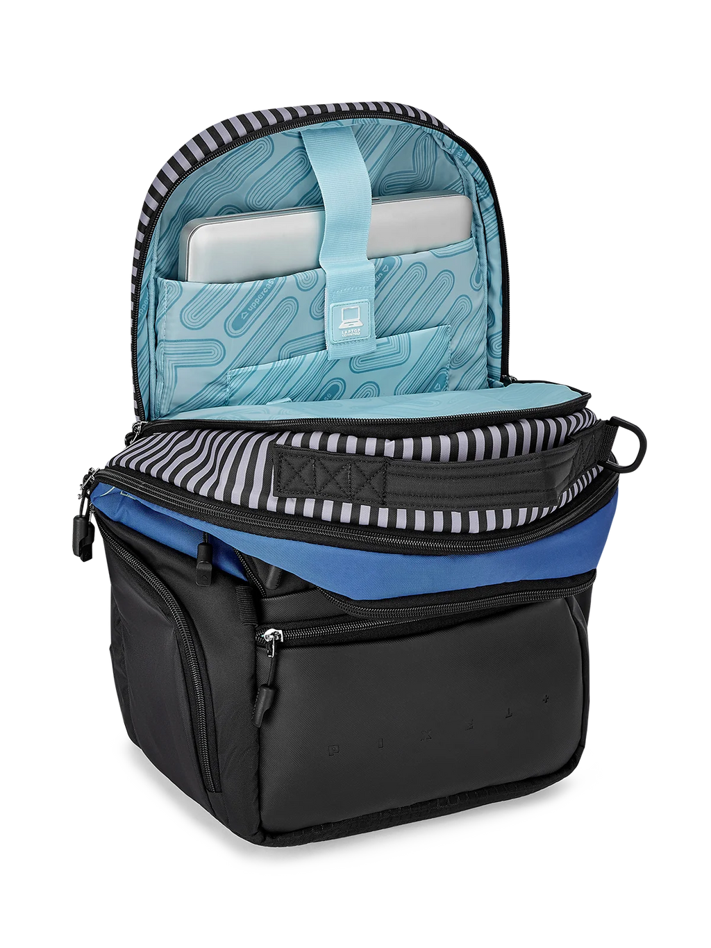 Uppercase Pixel  Plus City Flow (Blue)