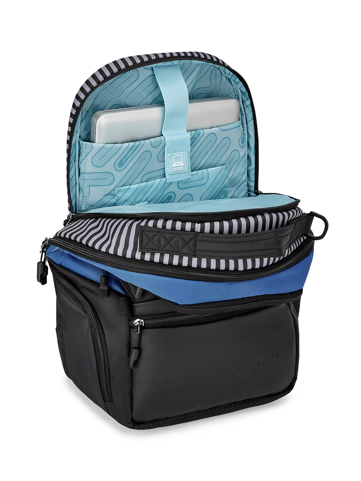 Uppercase Pixel  Plus City Flow (Blue)