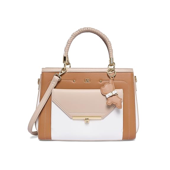 Akiki Hambledon Medium Satchel (Beige)
