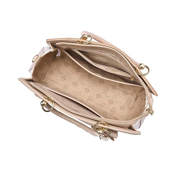 Akiki Hambledon Medium Satchel (Beige)
